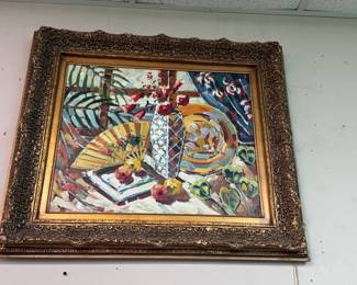 Very Nice Still Life Oil on Canvas