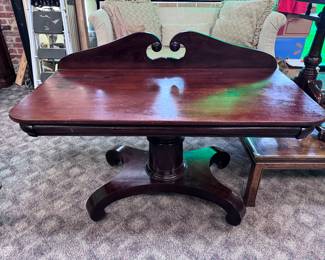 Mahogany Empire Console Table