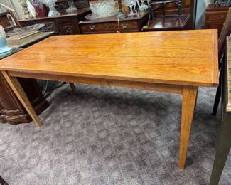 Primitive Pine Farm Table - 6.5ft.