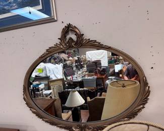 Antique Mirror w/ Ornate Frame