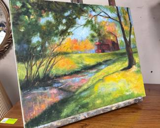 Original Oil on Canvas by Sue Jackson (Unsigned)