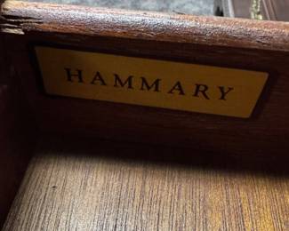 Signed Hammary Furniture