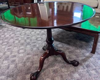 Stickley Mahogany Tilt-Top Table