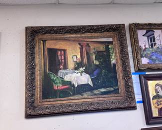 Large Sue Jackson Original Oil on Canvas - Gorgeous Detail