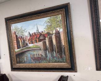 Large Original Oil on Canvas by Peg Cunningham