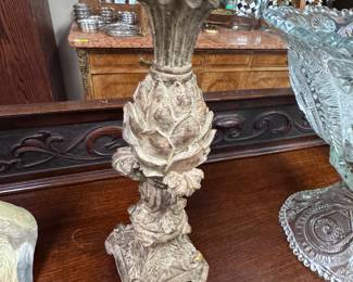 Nice Candlestick w/ Artichoke Motif