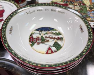 Portmeirion "A Christmas Story" Dishes by Susan Winget