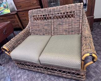 Wicker Loveseat