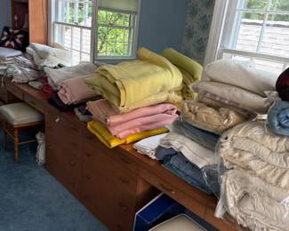 Lots of Blankets and Fine Linens