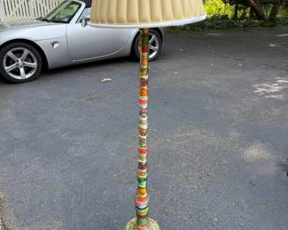 Funky Modern Glass Floor Lamp