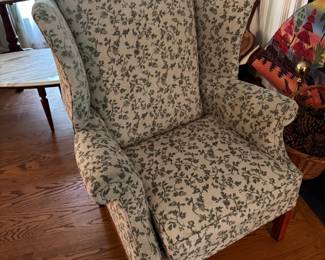 Newly Cleaned Wing Chair