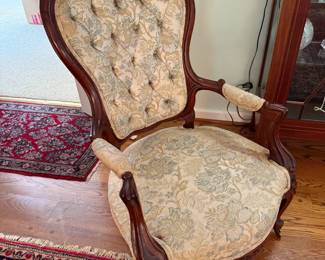 Victorian Antique Upholstered Chair