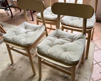 Set of 6 Ikea Dining Chairs - Only 4 shown