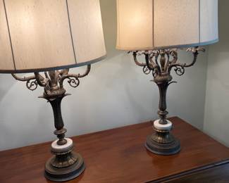 Pair of Candelabra Lamps