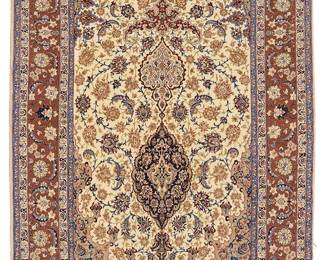 2443
An Isfahan rug
Mid-20th century
Wool on wool foundation
8' 4" L x 5' 2" W
Estimate: $700 - $900