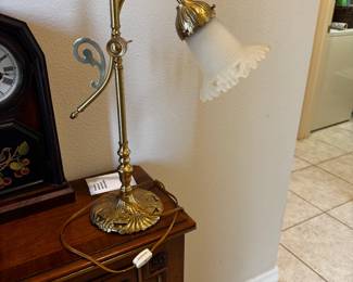 Vintage Soled Brass Desk Lamp