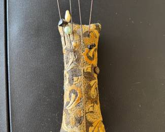 Antique Hat Pins and pin cushion
