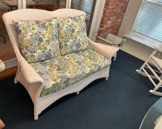 LLOYD LOOM FLANDERS all weather wicker. Each piece is marked and numbered.