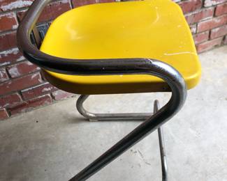 Lammhult Sweden Z bar vintage stool.