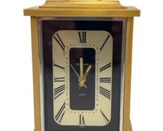 Bulova Gold Toned Quartz Clock