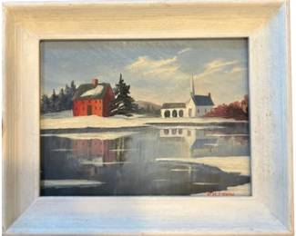 Original Painting - Oil In Board - Signed Priscilla Holman Lowry