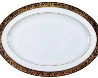 Vintage Sango Hampton (Pattern 3758) - Small Oval Serving Platter -12.25 Inches