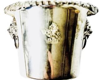 Sheffield Style Silver Plate Miniature Ice Bucket Style Vessel - 2.75 Inch
