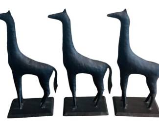 Decorative Metal Giraffes