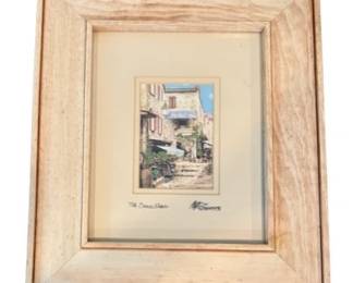 The Dress Shop - Artist, Martin Roberts, Widely Known For His Handpainted Photographic Images
