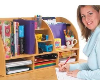 NEW! Really Good Stuff Teacher's Desk Organizer With Dry Erase Board