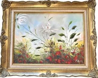 Original Oil Painting - Signed P Rob