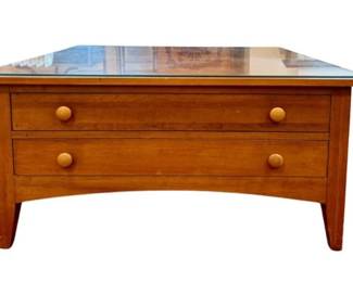 Ethan Allen Double Sided Cherry Coffee Table