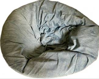 Pottery Barn Denim Bean Bag Chair