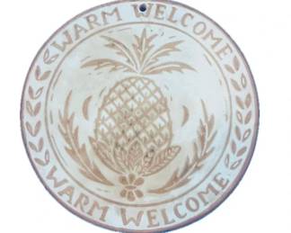 1997 Warm Welcome Ceramic Plaque By Hill Designs