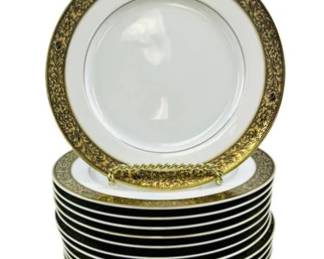 Vintage Sango Hampton (Pattern 3758) - Set Of Twelve Salad Plates