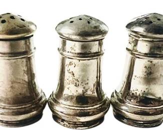 Sterling Silver Salt & Pepper Shakers - Signed Wallace Sterling