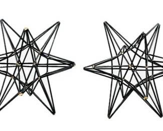 3D Metal Star Decoration Shelf Sitter (2)