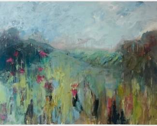 Acrylic On Canvas By Darien Artist Britt Bair