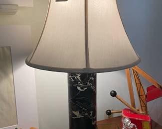 Sonneman Style Marble Table Lamp