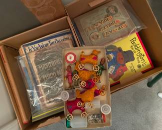 Vintage Toys, Books