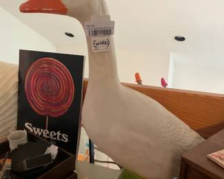 Gladys Goose Blow Mold Lamp