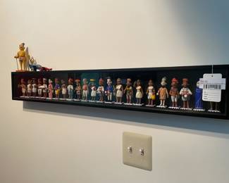 Indian Figures in Shadow Box 