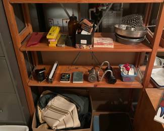 Storage Shelves, Misc Items 