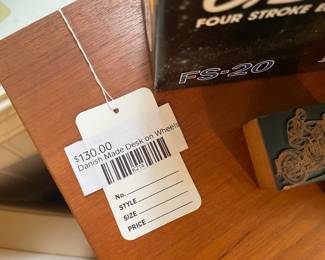 Danish Made Desk of Wheels 
