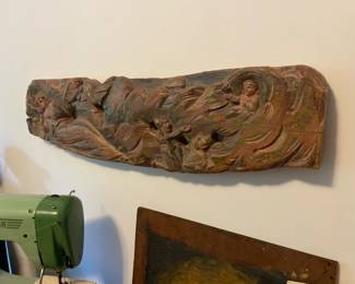 Cared Wood Art