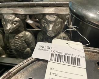 German T.C Weycandt Co Bear Mold