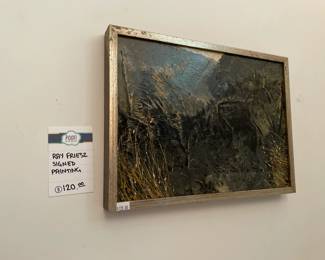 Ray Friesz Signed Painting 