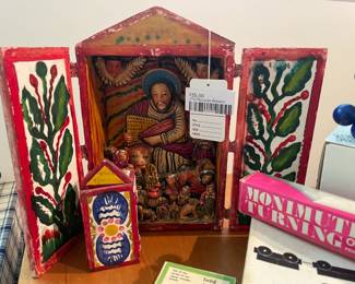 Vtg Peruvian Retablo