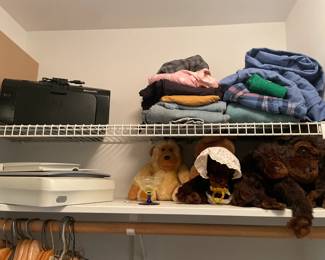 Linens, Stuffed Animals 