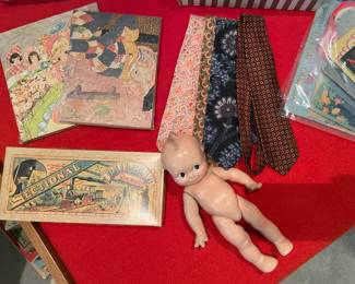 Vintage Toys, Books, Ties 
